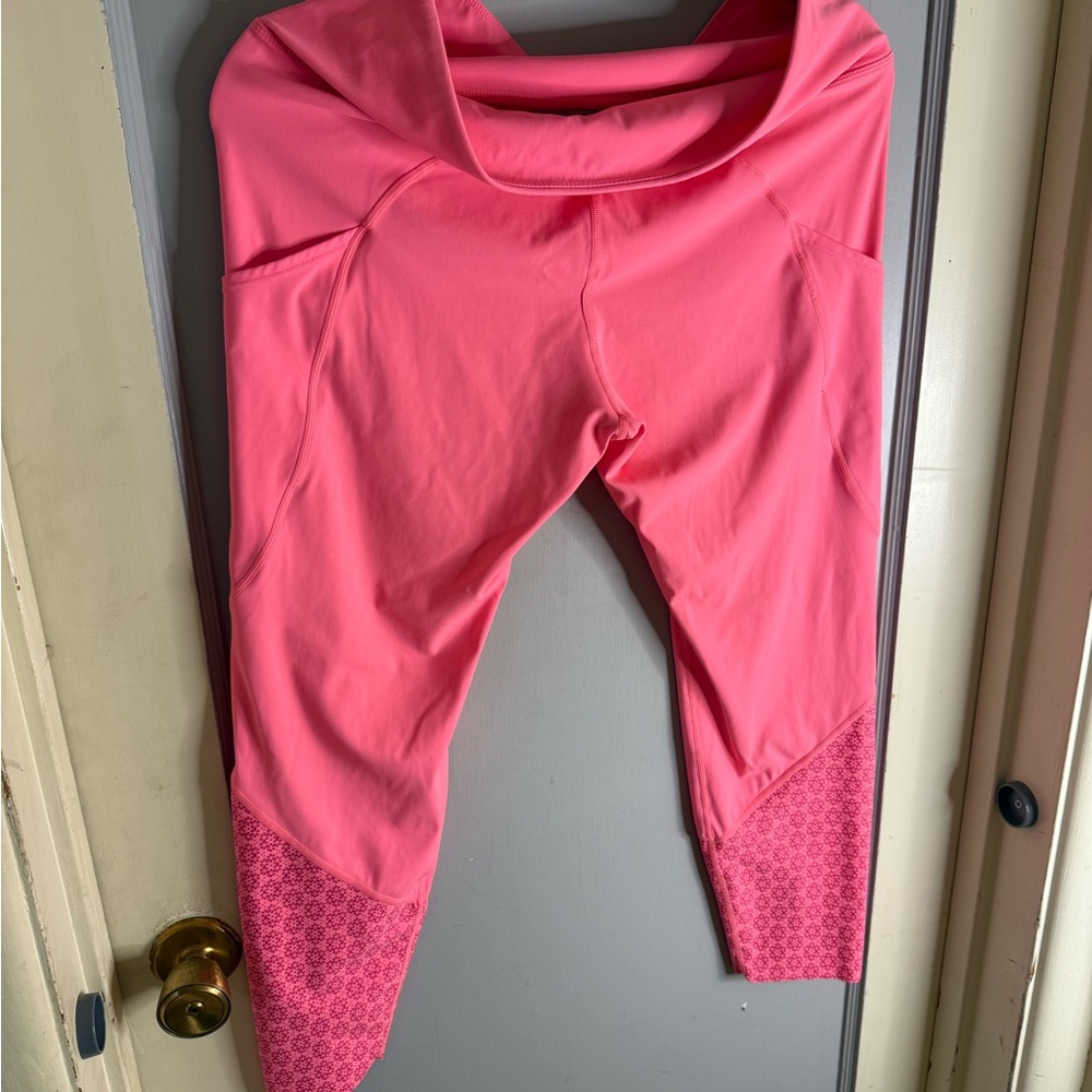Ziya Pink Athletic Leggings